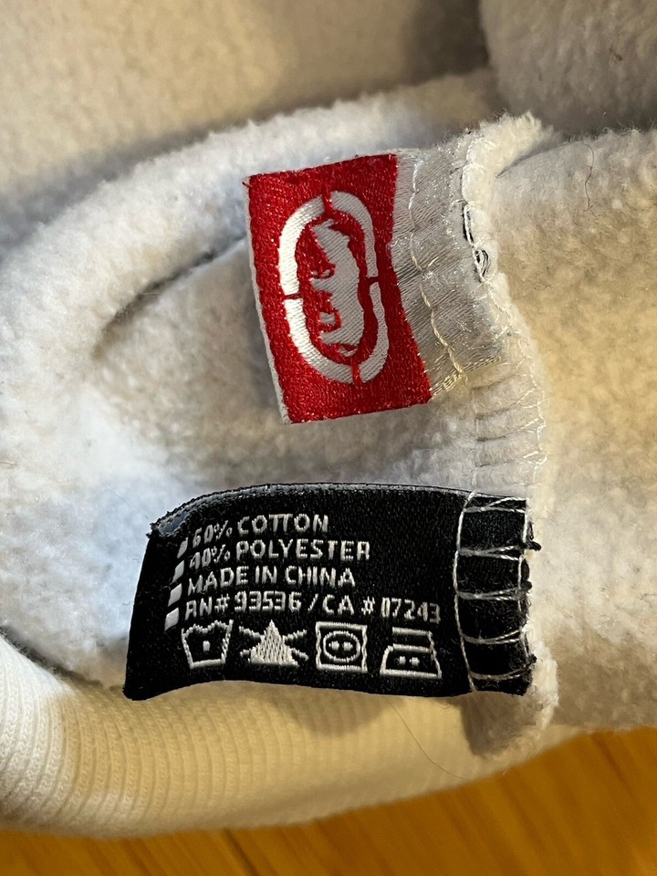 Vintage Men’s Medium Ecko Unlimited Comic Cartoon Print Y2K Zip Hoody