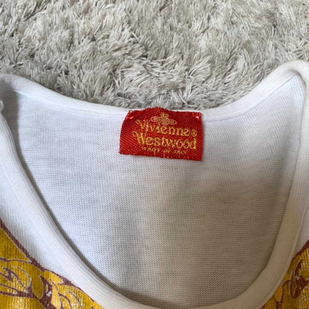 Vivienne Westwood Picture Frame T-shirt Sara Gold 80s Vivienne Westwood Picture Frame T-shirt Sara Gold 80s