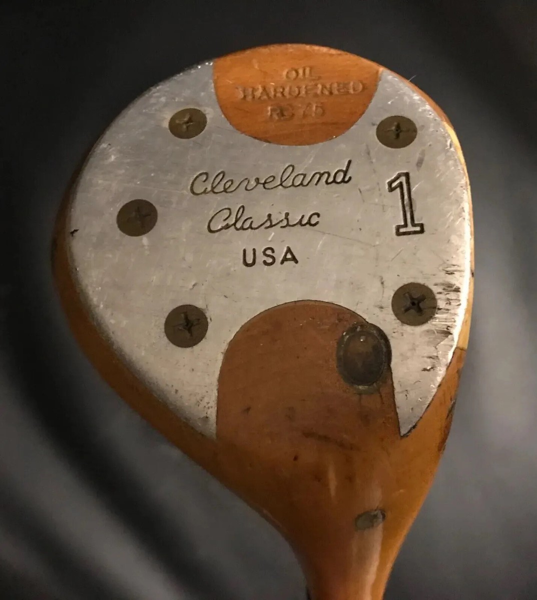 Cleveland Classic USA Persimmon Wood Driver/#1 Wood-Oil Hardened