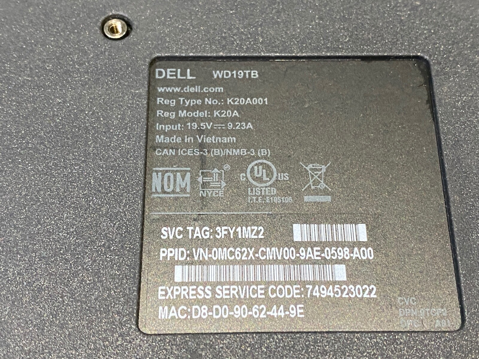 Dell Wd19tb Latitude 180w Thunderbolt Display Port Docking Station For Sale Online Ebay