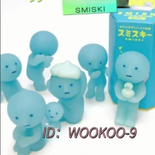 Smiski Bathroom Series Genuine Glow-in-the-dark mini figure toys