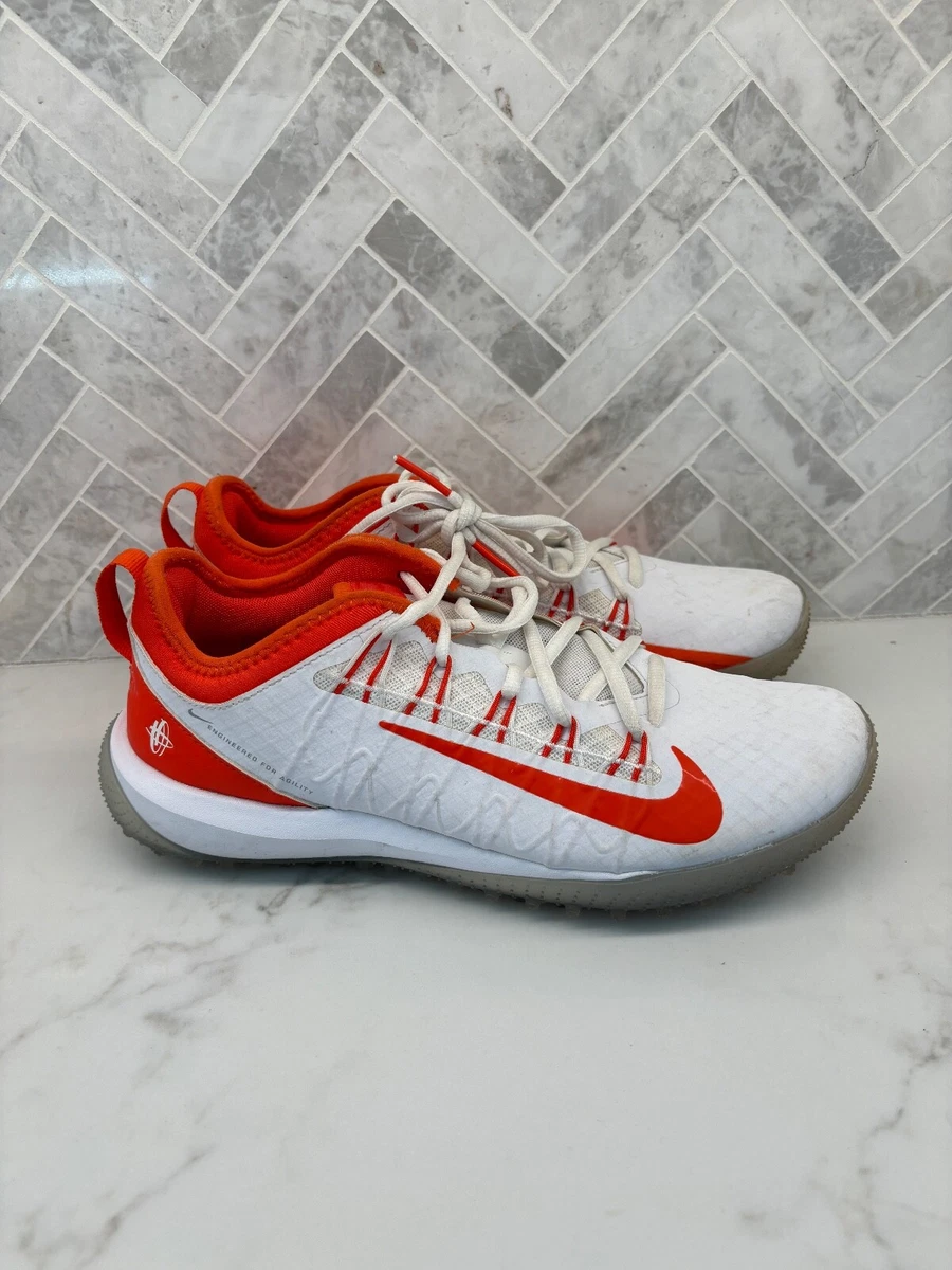 Nike Alpha Huarache 7 Pro Lacrosse LAX Turf Low White for Sale