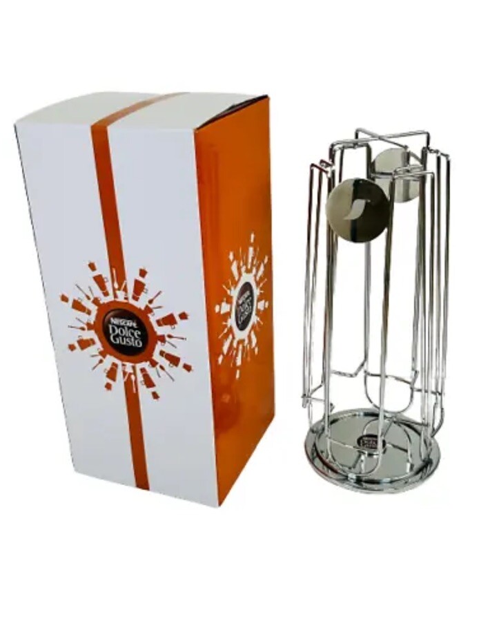 Nescafé Dolce Gusto Metal-Capsule Holder Coffee Pods Rack for 24 Capsules