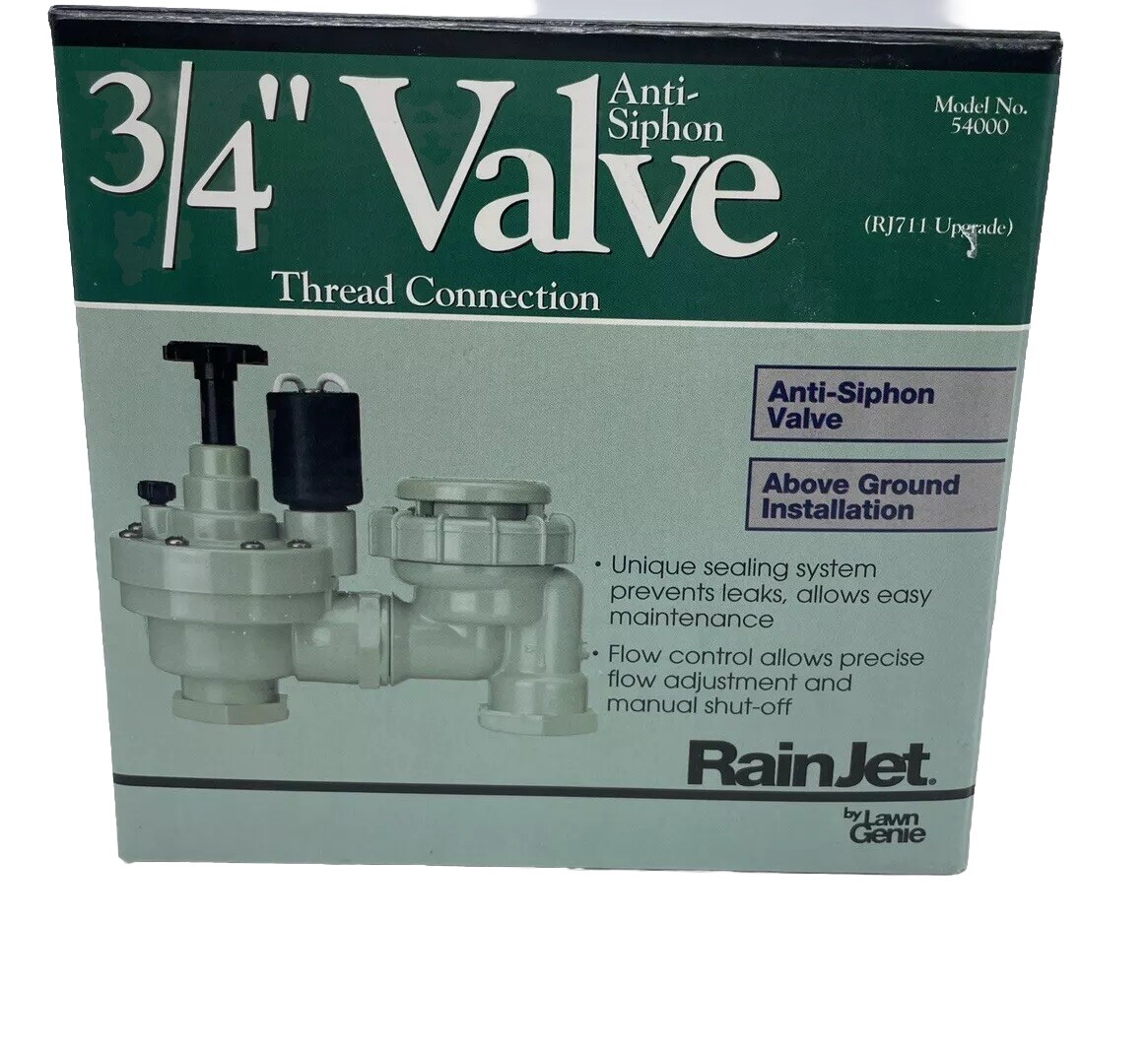 Lawn Genie R711ALG 3/4 inch, 150 psi Anti-Siphon Valve with Flow