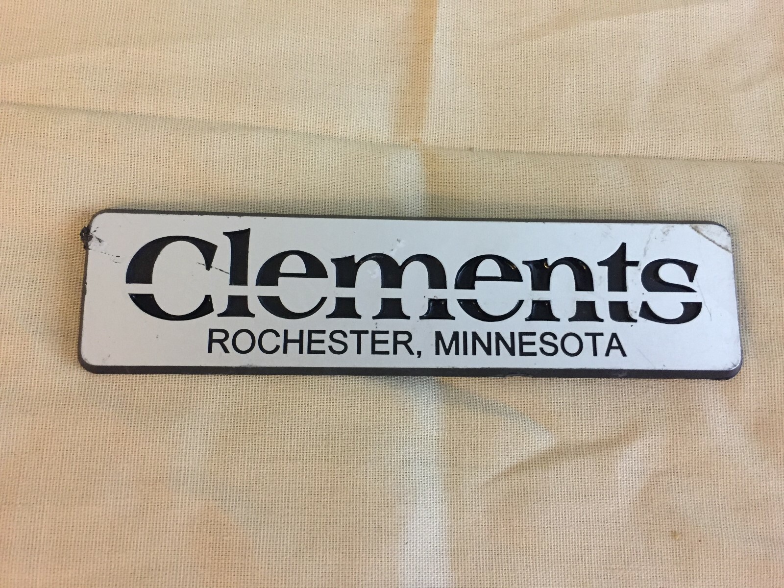 Plastic Clements Rochester, Minnesota Car Dealership Emblem eBay