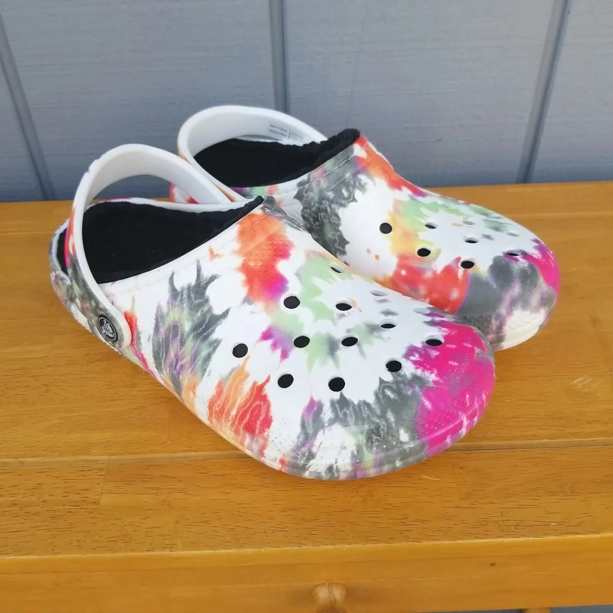 Crocs multicolor best sale clogs