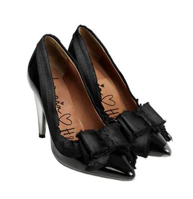  Lanvin for H&M Lack-Leder schwarz  High Heels Pumps Gr. 37