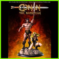 Conan the Barbarian Resin Sculpture Statue Mo...