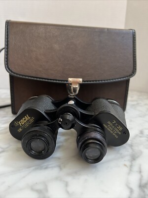 Kmart Focal X 35 Binoculars, Field ,Hard Coated Optics 20-20-80 Case 