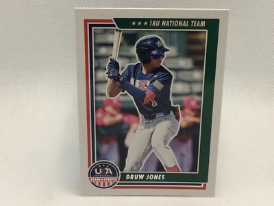 2022 Panini USA Stars & Stripes Druw Jones #61 1st Round 2nd Pick Diamondbacks