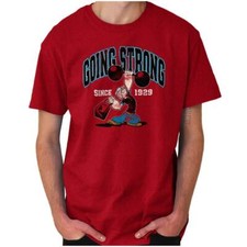 Vintage Popeye Strong Gym Workout Fitness Womens or Mens Crewneck T Shirt Tee