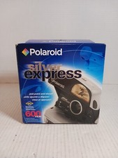 Vintage Polaroid Silver Express 600 One Step instant camera