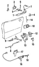 Genuine Porsche Handle Outside 944-537-661-04-g2x Genuine Porsche Handle Outside 944-537-661-04-g2x