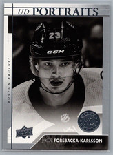 2017-18 Upper Deck - Portraits Rookies Jakob Forsbacka-Karlsson #P-109 (RC)