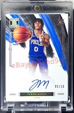 10 Limited Tyrese Maxey Impe RC Gold Auto NBA