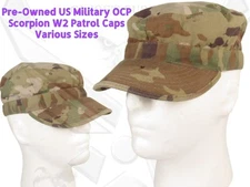 OCP Scorpion W2 Uniform Patrol Cap Military Army Multicam Various Size Pre-Owned