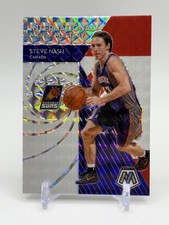 2019-20 Panini Mosaic #6 Steve Nash International Men of Mastery Silver Mosaic