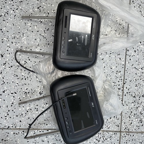 Act LCD 7 LCD Monitor Acthr75 Honda Headrest Monitor Untested As-Is No Remote