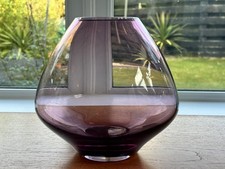 Rare Vintage 1967 Caithness Art Glass vase in Heather by Domhall O’Broin