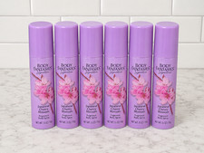 6x Body Fantasies Fragrance Body Spray Japanese Cherry Blossom .5 fl oz New HTF