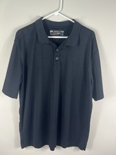 Ariat Ariattek Heat Series Men s Polo Shirt size XL Black Neutral Outdoor