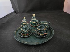10 Piece Miniature Christmas Tree Tea Set