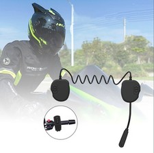Motorcycle Helmet Bluetooth Headset Built-In Integrated Call Music Headset Remot