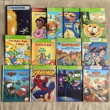 Leap Frog TAG Books x13 Set Lot Spider-Man Toy Story Disney Pixar Cars Ben 10 
