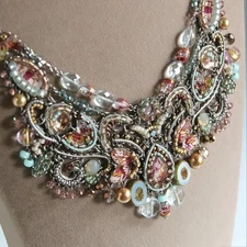 AYALA BAR Romancing Pearl Necklace Costume Jewelry  Brand Beads Crystal Unused