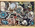 Jewelry Lot 2+ Lb Costume Vintage Modern Craft Wearable Repurpose