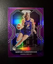 2021 Panini Prizm WNBA Purple Prizm #82 Sophie Cunningham RC Refractor #/99