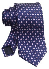 Men's Ties Tartan Plaid Stripe Formal Business One Size Navy Pink Floral