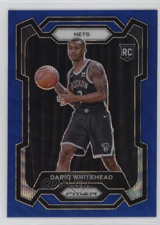 2023-24 Panini Prizm Blue Wave Prizm Dariq Whitehead #175 06y2