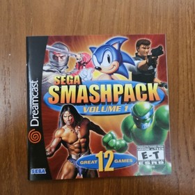 Ex. Condition Sega Smash Pack: Vol. 1 (Sega Dreamcast, 2001) Sonic The Hedgehog