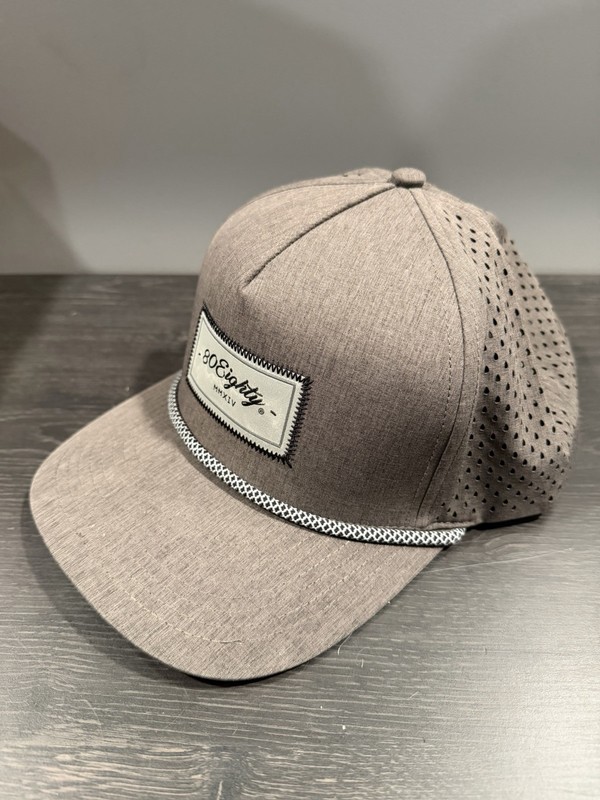 Zapped Men's Adjustable Baseball Cap Gray/Black Solid One Size