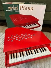 KAWAI Mini Piano P-32 rot 32 Tasten Vintage funktionstüchtig mit Box...