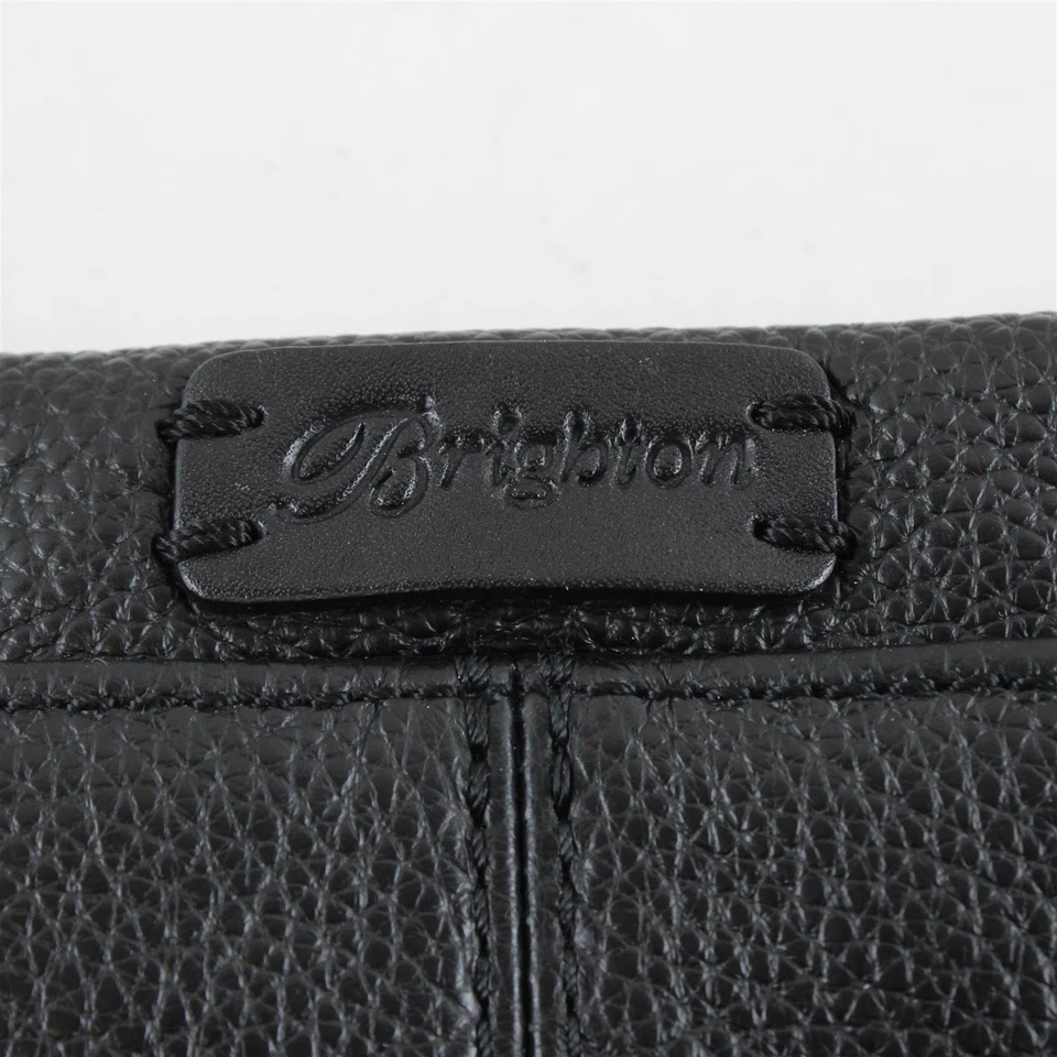 Brighton JAGGER Sac Besace Organisateur Cuir Noir Pour Ville - Photo 4/4