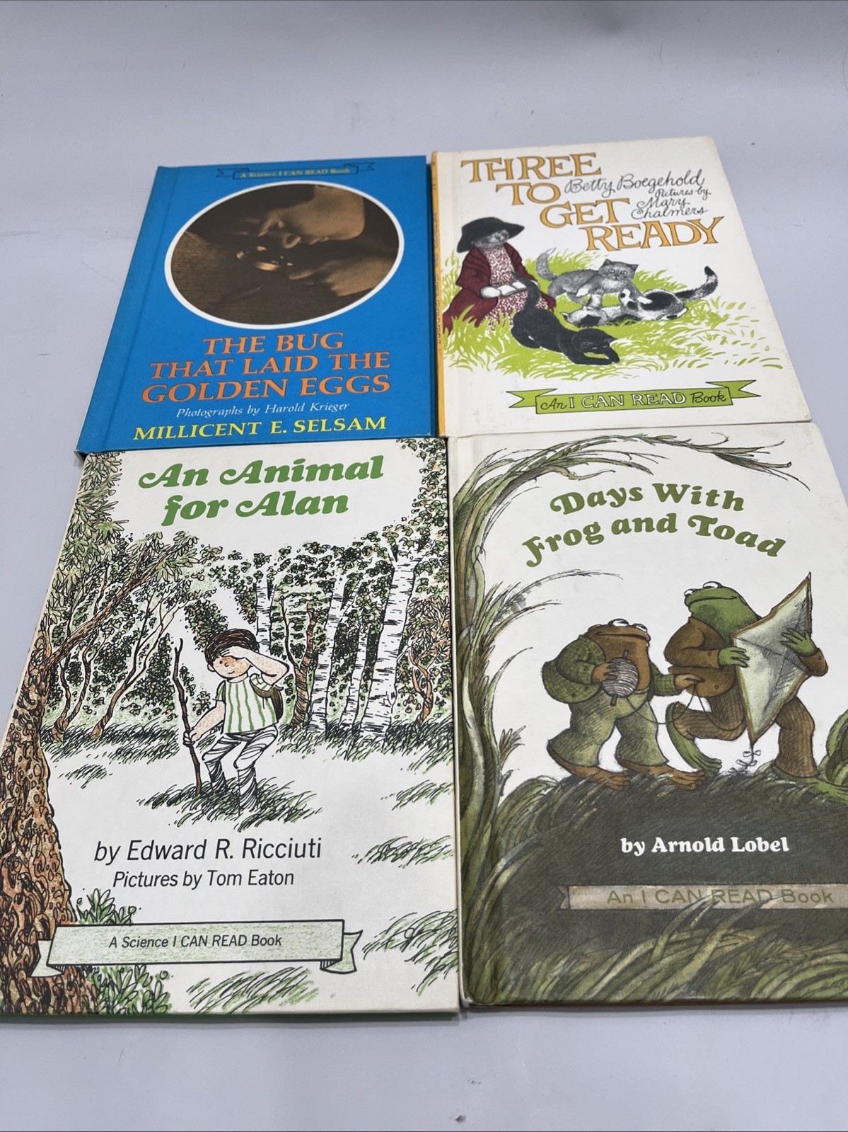 Vintage Lot 4 1970s-80s EARLY I CAN READ Children’s Books Good Cond See Photos