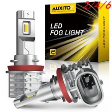 Dual Color H8 H11 LED Headlight Fog Light Bulbs White/Amber Driving Lamp 2/4/6 K