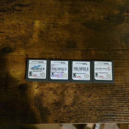 NINTENDO DS Lot Final Fantasy III, IV, XII Revenant Wings, Tactics A2 Carts only