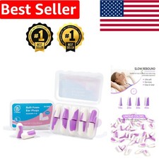 Reusable Foam Earplugs - 38dB Noise Blocking for Sleeping and Shooting - 5 Pairs