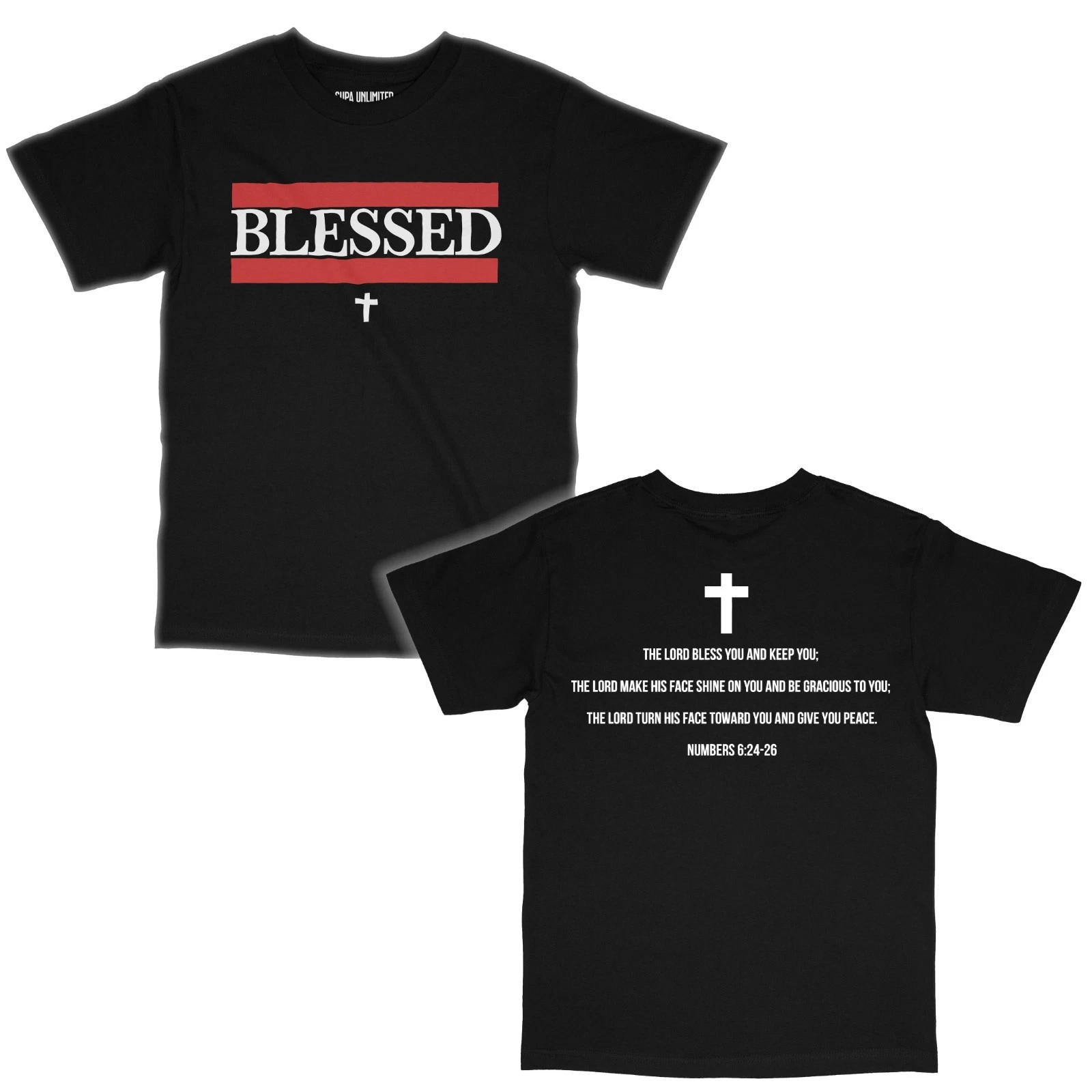 Blessed T-Shirt Men Christian Bible Inspirational Verse Faith Design Front&Back
Opens in a new windo