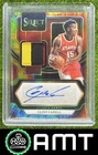 Clint Capela Patch Auto 2023-24 Panini Select /25 Tie Dye Prizm Hawks AM-CAP