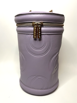 #ad Monat Travel Make Up Storage Case Zipper Handle Tall Portable On The Go Lavender $18.95