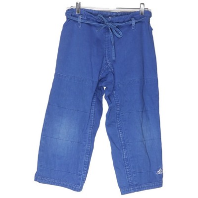 Adidas, Kampfsporthose, Größe: 170, Blau, Baumwolle, Einfarbig #tFF
