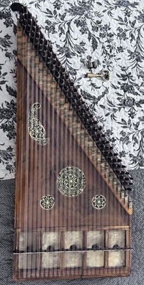 Professional Kanoun. Hand Made 1971 Johnny Sarwe. Rose Art Fishbone.Qanun Kanoon