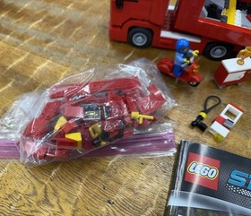 LEGO SPEED CHAMPIONS: F14 T & Scuderia Ferrari Truck 75913 Retired 94% Complete