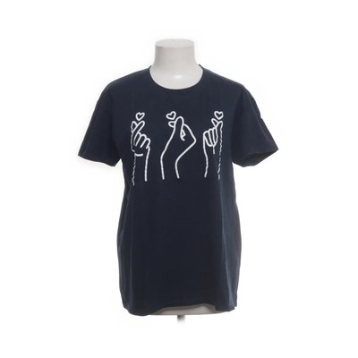 C Organic Cotton, T-shirt, Größe: M, Blau, Print, Damen #SHX