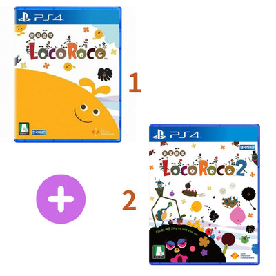 PSP4 LocoRoco 1 & 2 Complete Set PlayStation Portable Physical UMD Korean NEW
