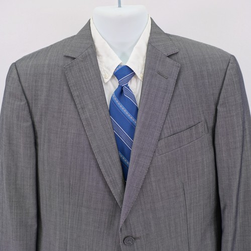 Ermenegildo Zegna — Ermenegildo Z Zegna Wool Mohair Gray Birdseye 2 Button Blazer 38S / Tagged 40R